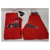2 Mlb Indians Shirts W/ Tags Size X L