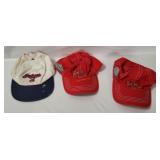 3 Cleveland Indians Hats