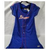 Atlanta Braves Jersey Dress W/ Tag Size L