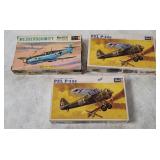3 Revell Model Kits 1/72 - Messerschmitt, Pzl P-11