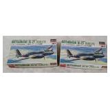 2 Hasegawa Mitsubishi Ki-21 Model Kits 1/144