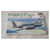 Sealed Hasegawa Mitsubishi Ki-21 Model Kit 1/144