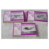 3 Merlin Model Kits 1/72 - Nakajima, Curtiss
