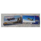 Aurora & K P Model Kits - Wildcat, Spitfire