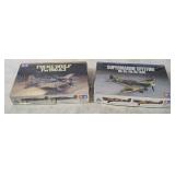 2 Tamiya Model Kits 1/72 - Spitfire, Focke Wulf
