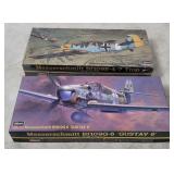 2 Hasegawa Messerschmitt Bf109 Model Kits 1/72