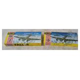 2 Faller Junkers Ju 88 Model Kits 1/100