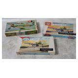 3 Upc H O Scale Model Kits - Focke Wulf, Hyabusa