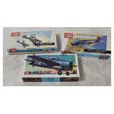 3 Upc H O Scale Model Kits - Stuka, Hellcat