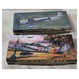 2 Hasegawa Focke Wulf Model Kits 1/72