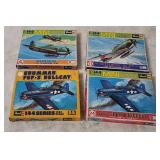 4 Revell Model Kits 1/144 - Shiden, Hellcat