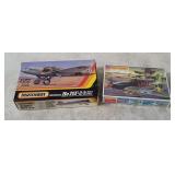 2 Matchbox Model Kits 1/72 - Heinkel, Hurricane