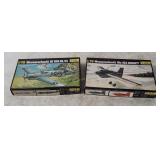2 Heller Messerschmitt Model Kits 1/72
