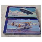 2 Glencoe Model Kits - Grumman, U S Navy Blimp