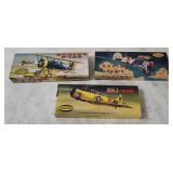 3 Aurora Model Kits - Boeing, Snj Trainer