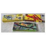 3 Aurora Model Kits - Albatross, Fokker