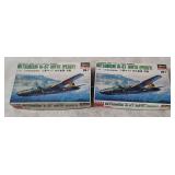 2 Hasegawa Mitsubishi Ki-67 Model Kits 1/144