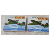 2 Pioneer Yakovlev Yak-15 Model Kits 1/72