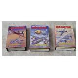 3 Takara Planes Of The World Model Kits 1/144