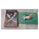 2 Lindberg Model Kits - Lockheed, Focke Wulf