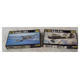 2 Heller Model Kits 1/72 - Saab J21a, Pzl P11c