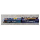 2 Big-1 Model Kits - Warplane, Battleship