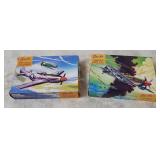 2 Starfix Model Kits - Spitfire, Mustang