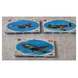 3 Sharp Model Kits 1/72 - Curtiss, Hien, Spitfire