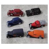 6 Small Plastic Mercedes- Praline, Brekina, Wiking