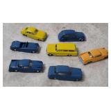 7 Small Plastic Model Cars - Mpc Etc.
