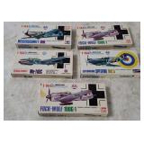 5 Ahm Model Kits 1/144 - Focke Wulf, Spitfire