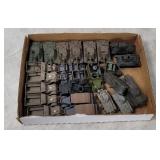 Assorted Small Plastic & Diecast Military Vehicles