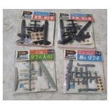 4 Tokyo Plamo Small Warplane Model Kits