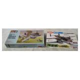 3 Monogram Model Kits - B-25 Mitchell, Lockheed