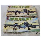 2 Airfix Heinkel He 177 Greif Model Kits 1/72