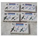 5 Nichimo Micro Series Samurai Model Kits 1/300