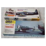 2 Hawk Model Kits - Bearcat, P-47d T-bird