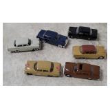 6 Brekina Mercedes Small Plastic Cars