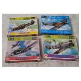 4 Revell Model Kits 1/144 - Tempest, Hurricane