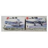 2 Amt Heinkel He 111/115 Model Kits 1/72