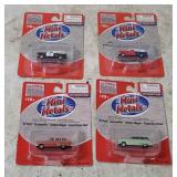 4 Mini Metals Vehicles - Ford Customline, Courier