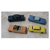 4 Lesney Diecasts - Impala, Zodiac, Vauxhall