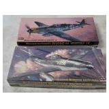 2 Hasegawa Messerschmitt Model Kits 1/72