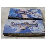 2 Hasegawa Model Kits 1/72 - Wildcat, Marlet