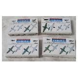 4 Nichimo Micro Series Samurai Model Kits 1/300