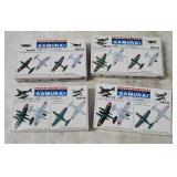 4 Nichimo Micro Series Samurai Model Kits 1/300