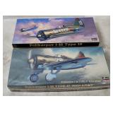 2 Hasegawa Polikarpov I-16 Model Kits 1/72