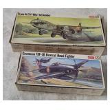 2 Frog Model Kits 1/72 - Grumman, Arado