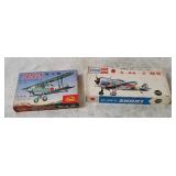 2 Japanese Model Warplane Kits - Ymc, San