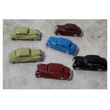 6 Mercedes Small Plastic Cars - Eko Etc.